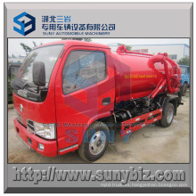 4 M3 Rhd Dongfeng Vacuum Tanker alcantarillado camión de succión